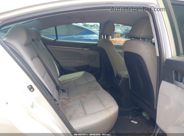 KMHD74LF4HU073232 2017 HYUNDAI ELANTRA Silver Vista de la etiqueta del VIN