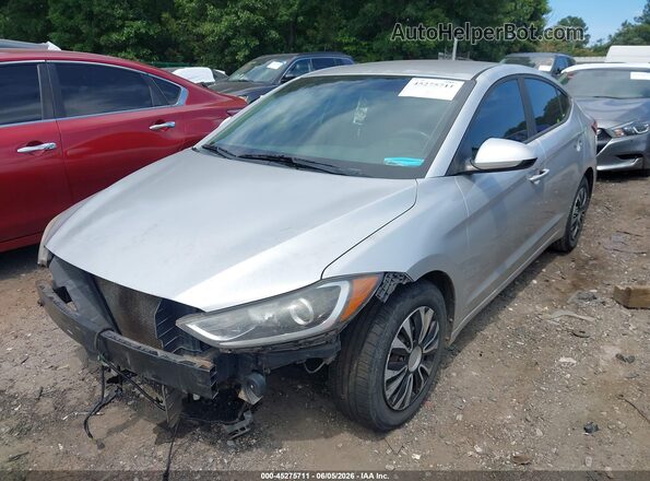 KMHD74LF4HU073232 2017 HYUNDAI ELANTRA Silver Vista frontal