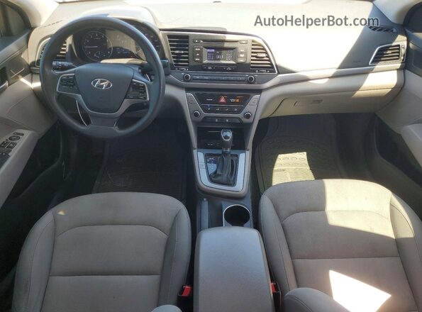 KMHD74LF4HU085767 2017 HYUNDAI ELANTRA Blue 
