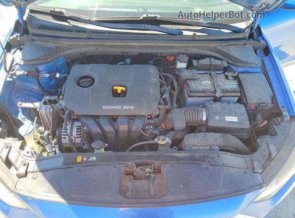 KMHD74LF4HU085767 2017 HYUNDAI ELANTRA Blue 