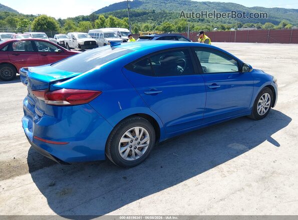 KMHD74LF4HU338876 2017 HYUNDAI ELANTRA Blue 