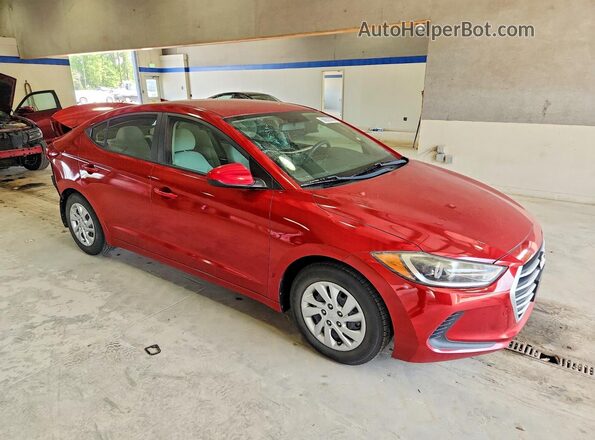 KMHD74LF4HU357461 2017 HYUNDAI ELANTRA Burgundy Przód prawy
