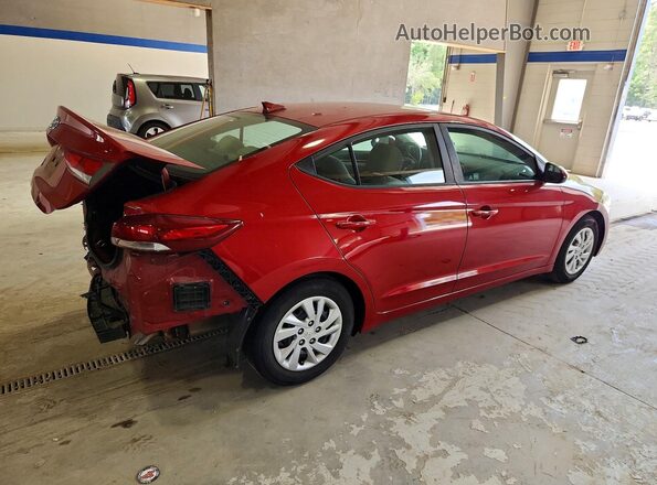 KMHD74LF4HU357461 2017 HYUNDAI ELANTRA Burgundy Tył prawy