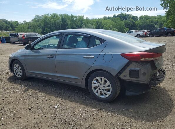 KMHD74LF4JU469697 2018 HYUNDAI ELANTRA Gray 