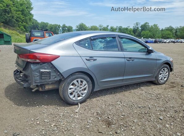 KMHD74LF4JU469697 2018 HYUNDAI ELANTRA Gray 