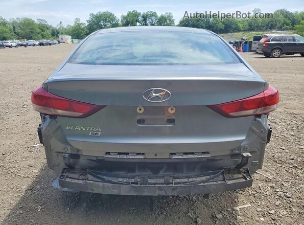 KMHD74LF4JU469697 2018 HYUNDAI ELANTRA Gray 