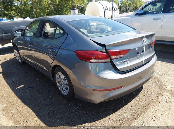 KMHD74LF4JU523984 2018 HYUNDAI ELANTRA Gray Задня ліва чверть