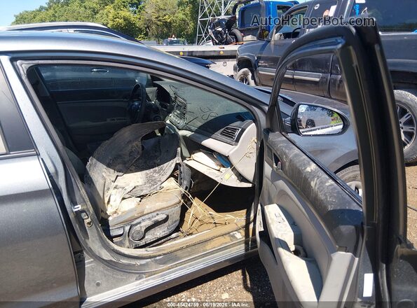 KMHD74LF4JU523984 2018 HYUNDAI ELANTRA Gray Вид салону спереду
