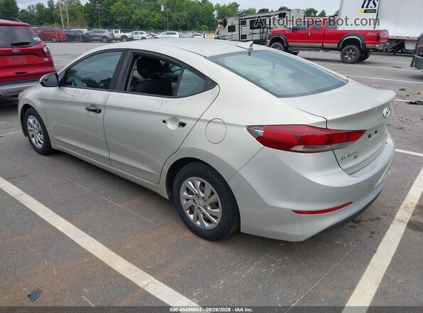 KMHD74LF5HU082098 2017 HYUNDAI ELANTRA Серебряный Задняя левая четверть