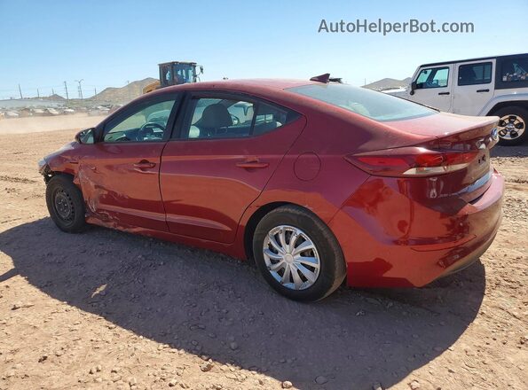 KMHD74LF5HU409177 2017 HYUNDAI ELANTRA Red Tył lewy