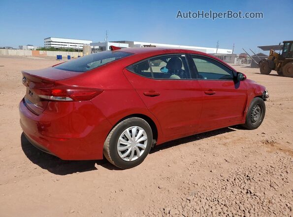 KMHD74LF5HU409177 2017 HYUNDAI ELANTRA Red Tył prawy