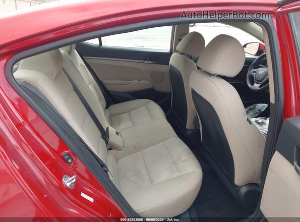 KMHD74LF5HU418204 2017 HYUNDAI ELANTRA Red VIN sticker view
