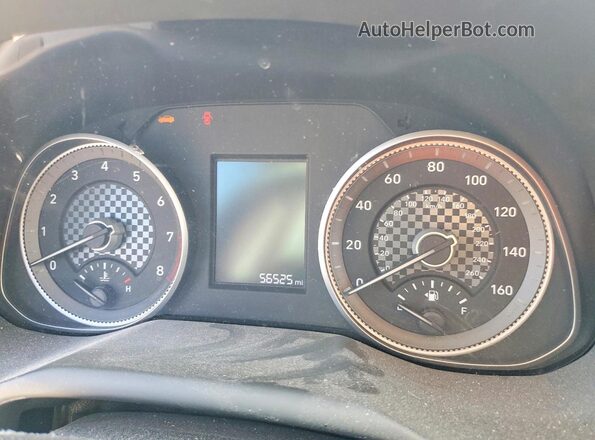 KMHD74LF5KU781156 2019 HYUNDAI ELANTRA Silver Սարքավորումների վահանակի տեսք