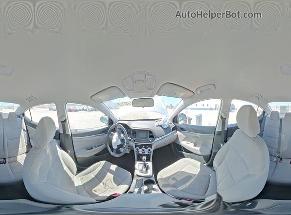 KMHD74LF5KU781156 2019 HYUNDAI ELANTRA Silver VIN կոդի պիտակի տեսք