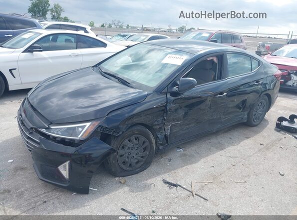 KMHD74LF5LU987112 2020 HYUNDAI ELANTRA Black Vista tres cuartos delantera izquierda