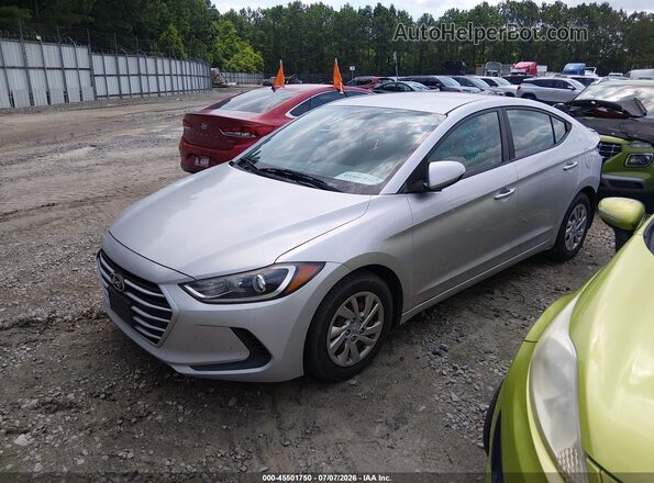 KMHD74LF6HU114654 2017 HYUNDAI ELANTRA Silver Front left