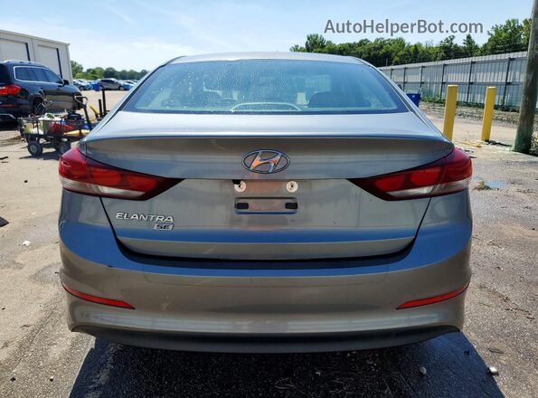KMHD74LF6JU453386 2018 HYUNDAI ELANTRA Gray 
