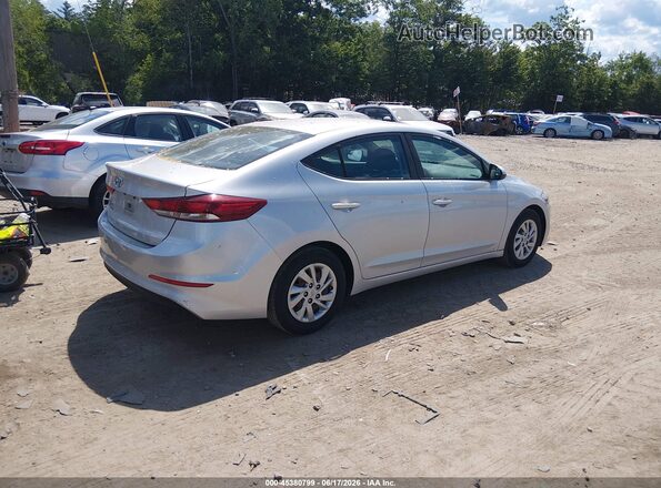 KMHD74LF6JU500027 2018 HYUNDAI ELANTRA Silver Trasero derecho