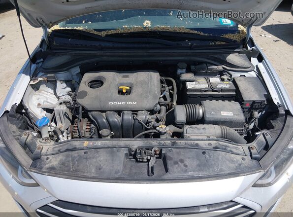 KMHD74LF6JU500027 2018 HYUNDAI ELANTRA Silver Vista trasera