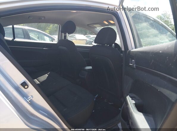 KMHD74LF6JU500027 2018 HYUNDAI ELANTRA Silver Vista de la etiqueta del VIN