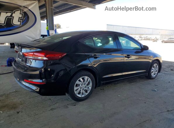KMHD74LF6JU609457 2018 HYUNDAI ELANTRA Black Rear right