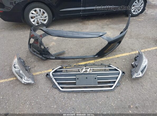 KMHD74LF6JU628106 2018 HYUNDAI ELANTRA Черный Вид щитка приборов
