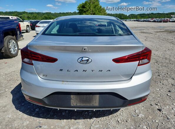 KMHD74LF6KU781182 2019 HYUNDAI ELANTRA Синий Вид сзади