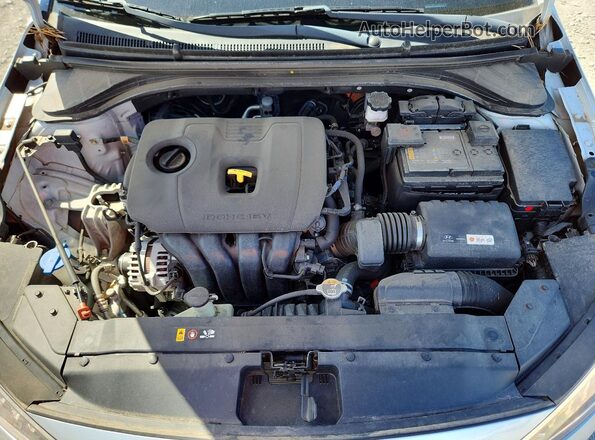 KMHD74LF6KU781182 2019 HYUNDAI ELANTRA Синий Вид задней части салона