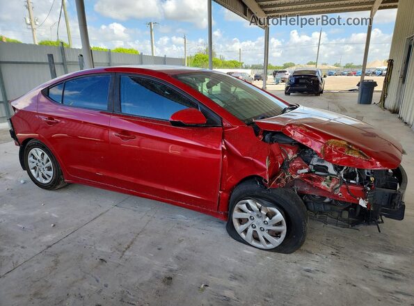 KMHD74LF6KU842031 2019 HYUNDAI ELANTRA Red Передня права чверть