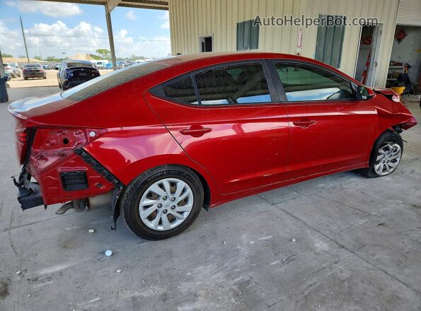 KMHD74LF6KU842031 2019 HYUNDAI ELANTRA Red Задня права чверть