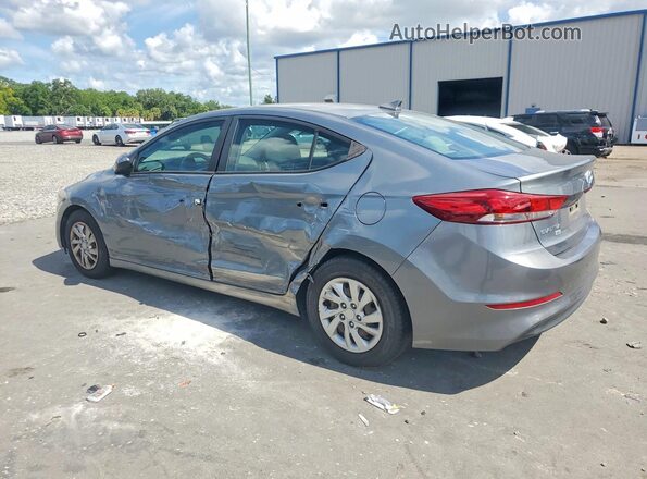 KMHD74LF7HU067909 2017 HYUNDAI ELANTRA Gray Հետևի ձախ