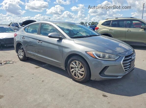 KMHD74LF7HU067909 2017 HYUNDAI ELANTRA Gray Առջևի աջ