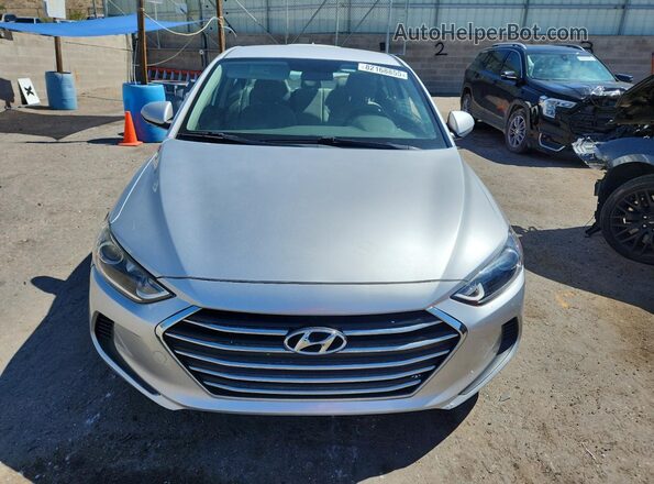 KMHD74LF7HU083656 2017 HYUNDAI ELANTRA Silver Widok z przodu