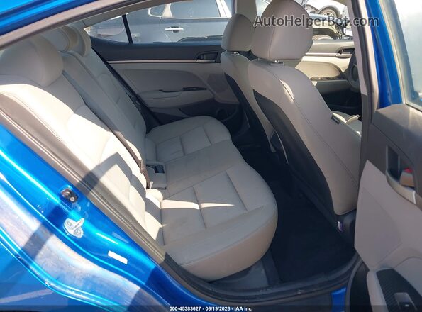 KMHD74LF7HU173132 2017 HYUNDAI ELANTRA Blue Вид наклейки з VIN-кодом