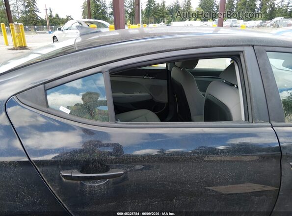 KMHD74LF7HU384816 2017 HYUNDAI ELANTRA Black Widok z przodu