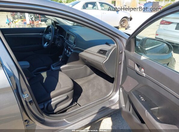 KMHD74LF7KU816845 2019 HYUNDAI ELANTRA Gray Vista interior delantera