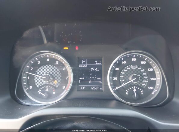 KMHD74LF7KU816845 2019 HYUNDAI ELANTRA Gray Vista de los asientos traseros