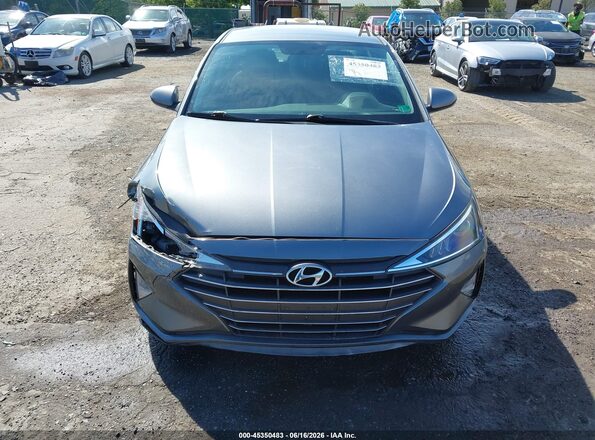 KMHD74LF7KU816845 2019 HYUNDAI ELANTRA Gray Vista del cuadro de instrumentos