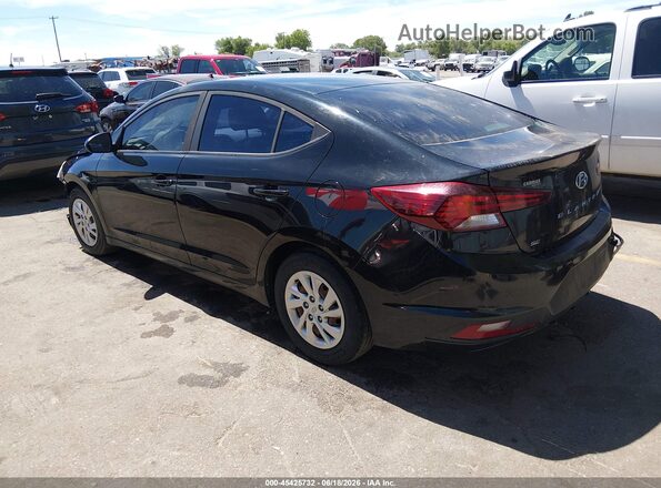 KMHD74LF7KU837548 2019 HYUNDAI ELANTRA Черный Задняя левая четверть