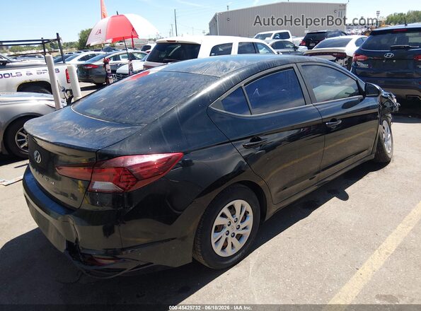 KMHD74LF7KU837548 2019 HYUNDAI ELANTRA Черный Задняя правая четверть