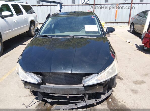 KMHD74LF7KU837548 2019 HYUNDAI ELANTRA Черный Вид задней части салона