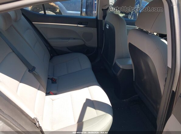 KMHD74LF7LU939787 2020 HYUNDAI ELANTRA Gray VIN კოდის სტიკერის ხედი