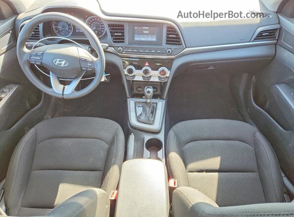 KMHD74LF7LU985636 2020 HYUNDAI ELANTRA Silver Dashboard view
