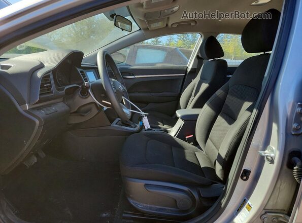KMHD74LF7LU985636 2020 HYUNDAI ELANTRA Silver Front interior view