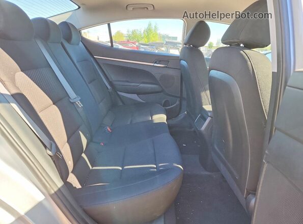KMHD74LF7LU985636 2020 HYUNDAI ELANTRA Silver Rear seats view