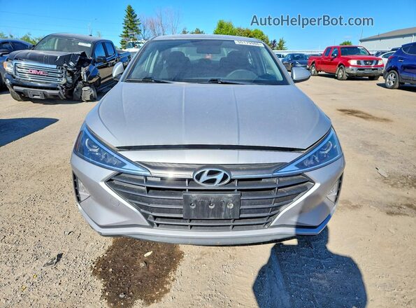 KMHD74LF7LU985636 2020 HYUNDAI ELANTRA Silver Front view