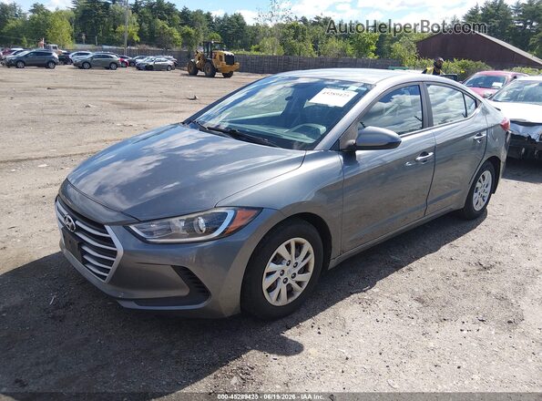 KMHD74LF8HU071399 2017 HYUNDAI ELANTRA Серый Передняя левая четверть