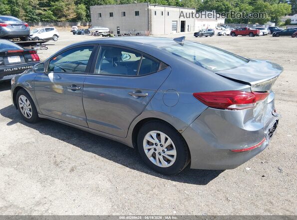 KMHD74LF8HU071399 2017 HYUNDAI ELANTRA Серый Задняя левая четверть