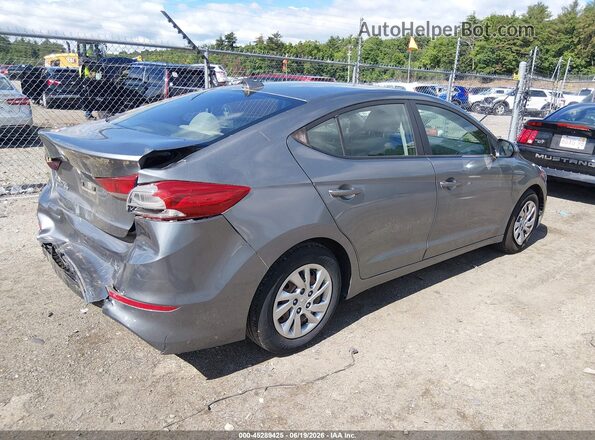 KMHD74LF8HU071399 2017 HYUNDAI ELANTRA Серый Задняя правая четверть