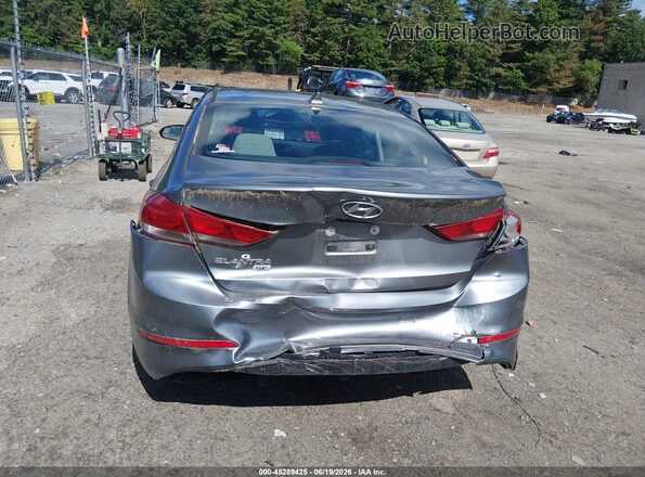 KMHD74LF8HU071399 2017 HYUNDAI ELANTRA Серый Вид спереди